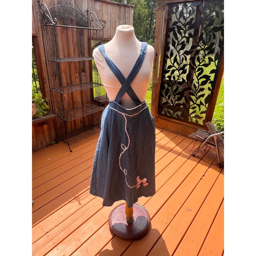 Homemade Pink Ladies Jacket and Poodle Skirt Costume Set 50s Grease Theme Large - Picture 4 of 13